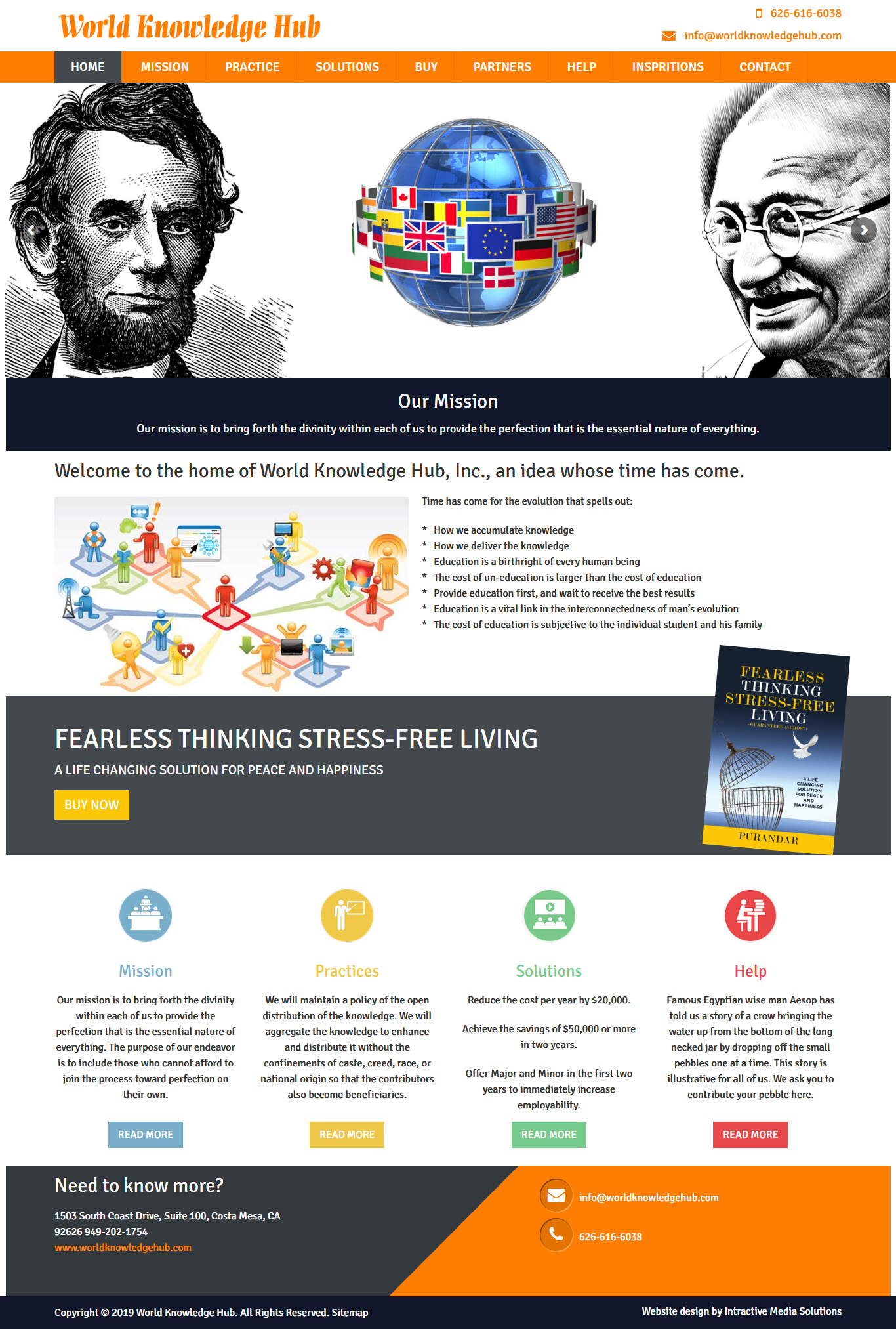 World Knowledge Hub Website Design