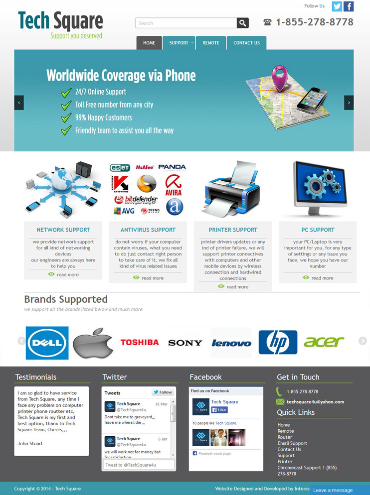 Tech Square – WordPress WebDesign Website Design