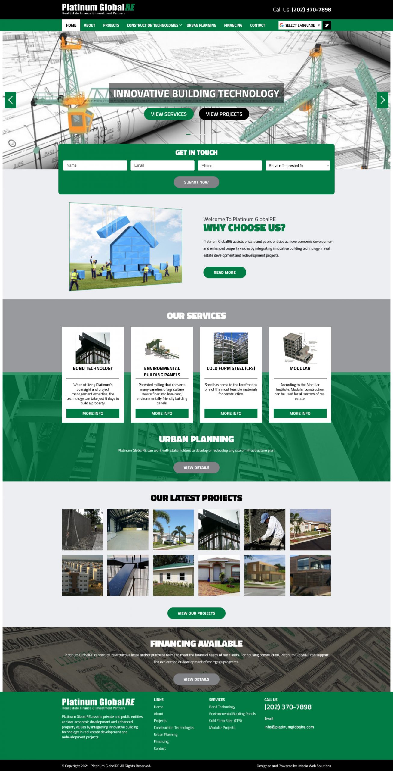 Platinum Global RE – WordPress Responsive Website Design