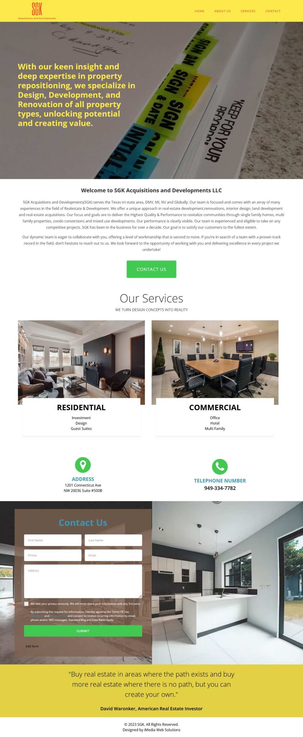 SGK – WordPress Responsive Website Website Design